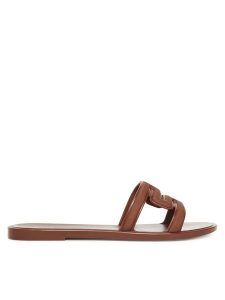 Melissa Klapki Melissa M Slide Ad M 36148 Brązowy. Brązowe klapki Melissa, bez wzorów, z tworzywa sztucznego, bez obcasa. Za 179,99 zł.