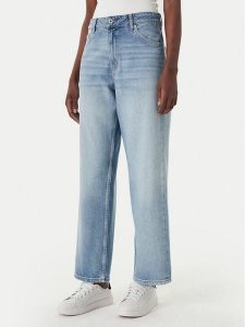 HUGO Jeansy 50561548 Niebieski Regular Fit. Niebieskie jeansy Hugo, bez wzorów, z bawełny. Za 449,99 zł.