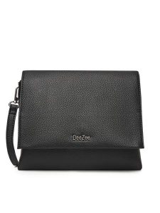 DeeZee Torebka DZE-S-010-07 Czarny. Czarne listonoszki DeeZee, bez wzorów, ze skóry, bez dodatków. Za 129,99 zł.