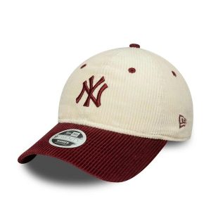 Czapka baseballowa New York Yankees Block 9twenty. Białe czapki New Era, bez wzorów. Za 127,80 zł.