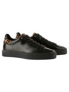 Högl Skórzane sneakersy "Mats" w kolorze czarnym rozmiar: 37. Czarne trampki HÖGL, bez wzorów, bez zapięcia. Za 319,22 zł.