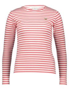 Kaffe Koszulka w kolorze czerwono-białym rozmiar: XL. Białe bluzki Kaffe, xl, bez wzorów, bez kołnierzyka, bez ramiączek. Za 57,20 zł.