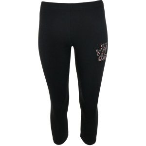 Panie 3/4 legginsy Beata Black L - sportowy i oddychający. Czarne legginsy ZONE PERFECT, bez wzorów, z bawełny. Za 155,99 zł.