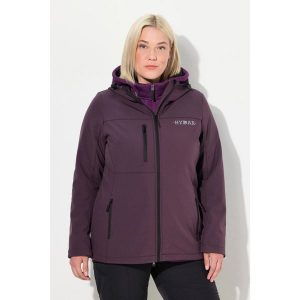 Damskie Kurtka softshell HYPRAR hydrofobowa stretch odblask. Czerwone kurtki Ulla Popken, plus size, bez wzorów, z elastanu, bez kaptura. W wyprzedaży za 383,99 zł.