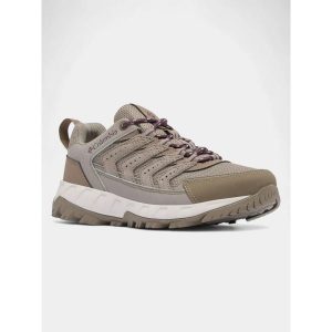 Buty Damskie Columbia Strata TraiL Low. Szare buty trekkingowe Columbia, bez zapięcia. W wyprzedaży za 351,75 zł.