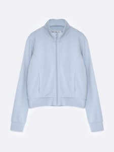 Bluza damska rozpinana błękitna Chitasana 401/ Chitasanap 401. Niebieskie bluzy Big Star, l, bez wzorów, z dzianiny, bez kaptura. W wyprzedaży za 139,99 zł.