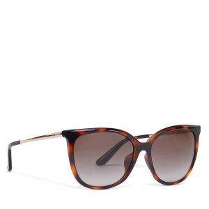 Okulary przeciwsłoneczne Guess. Brązowe okulary przeciwsłoneczne Guess. Za 289,99 zł.