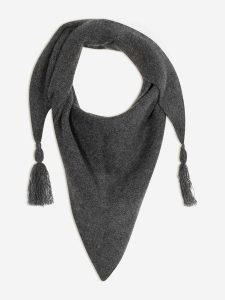 Just Cashmere Kaszmirowy szal "Lima" w kolorze szarym rozmiar: onesize. Szare szaliki Just Cashmere, bez wzorów, z kaszmiru. Za 239,99 zł.