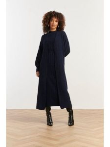 Smashed Lemon Kardigan w kolorze granatowym rozmiar: S. Niebieskie kardigany Smashed Lemon, z wełny. Za 143,99 zł.