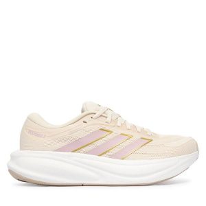 Buty do biegania adidas. Białe buty sportowe ADIDAS, bez wzorów, bez zapięcia, do biegania. Za 299,99 zł.