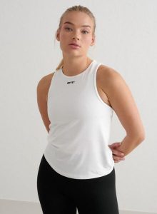 Damski top treningowy ultramiękki, szybkoschnący Soft Basic biały. Białe topy AIM'N, s, bez wzorów, z dzianiny, sportowe, bez kołnierzyka, bez ramiączek. Za 104,00 zł.