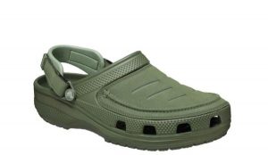 Klapki Crocs Model Yukon Vista Ii Lr Clog M Kolor Zielony. Zielone klapki Crocs, bez wzorów, z gumy, bez obcasa. Za 329,99 zł.