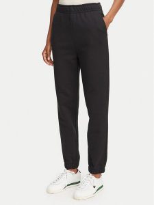 Lacoste Spodnie dresowe XF5268 Czarny Regular Fit. Czarne spodnie dresowe Lacoste, bez wzorów, z bawełny. Za 484,99 zł.
