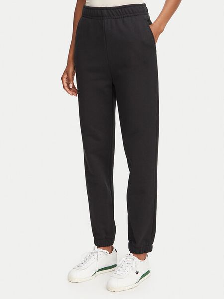 Lacoste Spodnie dresowe XF5268 Czarny Regular Fit. Czarne spodnie dresowe Lacoste, bez wzorów, z bawełny. Za 484,99 zł.