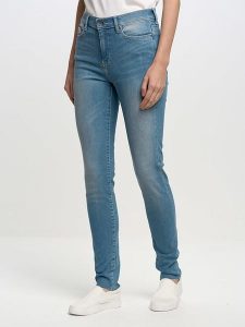 BIG STAR Dżinsy - Slim fit - w kolorze niebieskim rozmiar: W31/L30. Niebieskie jeansy Big Star, z aplikacjami. Za 144,99 zł.