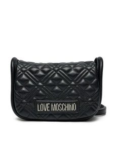 LOVE MOSCHINO Torebka JC4139PP1MLA000B Czarny. Czarne listonoszki LOVE MOSCHINO, bez wzorów, ze skóry, bez dodatków. Za 369,99 zł.