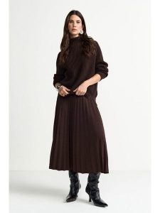 Rich & Royal Spódnica w kolorze brązowym rozmiar: 40. Brązowe spódnice Rich & Royal, na co dzień, bez wzorów, maxi. Za 289,95 zł.