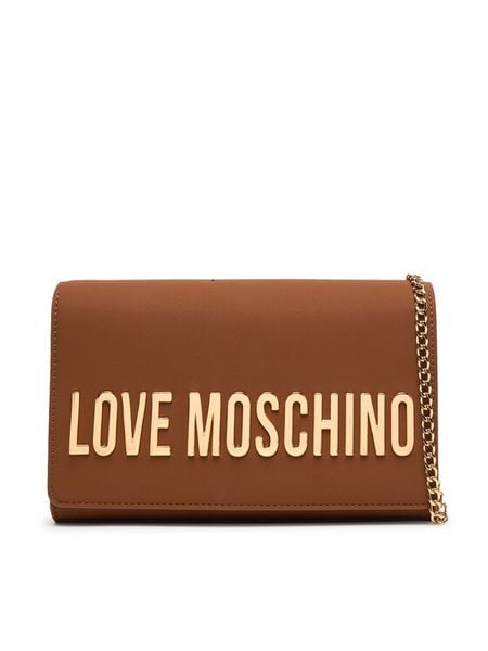 LOVE MOSCHINO Torebka JC4103PP1OKD0200 Brązowy. Brązowe torebki klasyczne LOVE MOSCHINO, bez wzorów, ze skóry, bez dodatków. Za 569,99 zł.