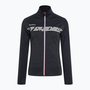 Bluza tenisowa damska Tecnifibre 21LAHO Knit. Czarne bluzy TECNIFIBRE, bez wzorów, bez kaptura. Za 169,99 zł.