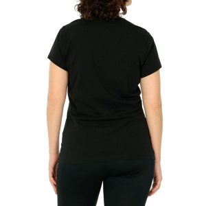 Koszulka z krótkim rękawem Damska New Balance Essentials Czarny. Białe bluzki New Balance, bez wzorów, sportowe, bez kołnierzyka, bez ramiączek. W wyprzedaży za 97,70 zł.