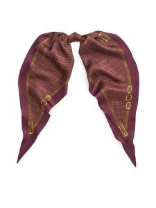 LAUREN RALPH LAUREN Apaszka 454P23564001 Bordowy. Czerwone apaszki i chusty Lauren Ralph Lauren, bez wzorów, z jedwabiu. Za 419,99 zł.