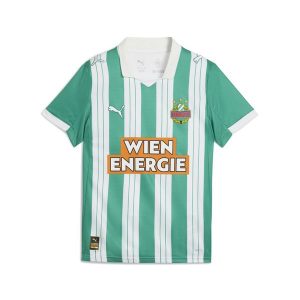 Młodzieżowa koszulka domowa SK Rapid Wiedeń 25/26 PUMA. Biała bluzki Puma, m, bez wzorów, młodzieżowe, bez kołnierzyka, bez ramiączek. Za 329,00 zł.