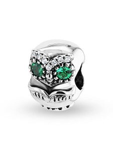 CHARM'S Srebrny charms z kryształami rozmiar: onesize. Szare zawieszki CHARM'S, z kryształem, srebrne. Za 105,38 zł.