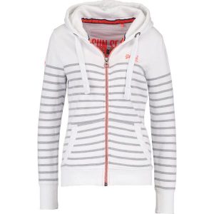 Superdry SUN & SEA Bluza rozpinana white/90s grey. Bluzy marki Superdry. W wyprzedaży za 255,20 zł.