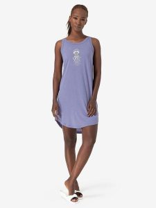 Super.natural Sukienka "Relax Octi" w kolorze błękitno-fioletowym rozmiar: XL. Niebieskie sukienki super.natural, xl, bez wzorów, z wełny, bez kołnierzyka, bez ramiączek, mini. Za 152,99 zł.