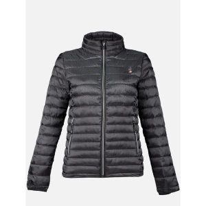 Damska kurtka puchowa Aulp Monna. Czarne kurtki Aulp, bez wzorów, z puchu, bez kaptura. Za 380,00 zł.