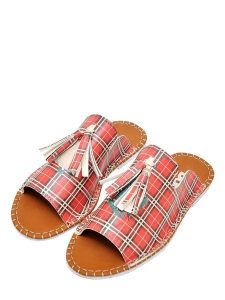 Dogo Klapki "Just Cool" w kolorze czerwonym rozmiar: 39. Czerwone klapki Dogo, bez wzorów, z materiału, z otwartym noskiem, bez obcasa. Za 87,19 zł.