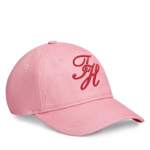 Czapka z daszkiem Tommy Hilfiger. Czerwone czapki TOMMY HILFIGER, bez wzorów. Za 133,99 zł.