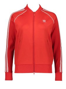 Adidas Bluza w kolorze czerwonym rozmiar: 32. Czerwone bluzy ADIDAS, bez wzorów, bez kaptura. Za 166,49 zł.