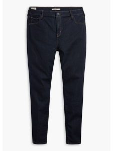 Levi´s Dżinsy - Skinny fit - w kolorze granatowym rozmiar: W44/L32. Niebieskie jeansy z aplikacjami. Za 153,71 zł.
