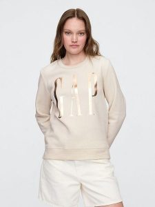 GAP Bluza w kolorze beżowym rozmiar: M. Brązowe bluzy GAP, m, bez wzorów, bez kaptura. Za 149,66 zł.