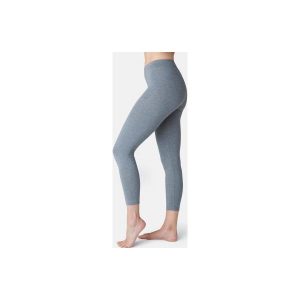 Legginsy fitness damskie Domyos slim. Czarne legginsy DOMYOS, bez wzorów, z bawełny. Za 49,99 zł.