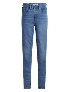 Levi´s Dżinsy - Skinny fit - w kolorze niebieskim rozmiar: W29/L32. Niebieskie jeansy z aplikacjami, z podwyższonym stanem. Za 188,85 zł.