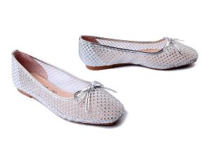 SCAVIOLA S-342 SILVER, baleriny damskie. Szare balerinki Sca'viola, bez wzorów, bez obcasa, na płaskiej podeszwie, bez zapięcia. Za 160,93 zł.