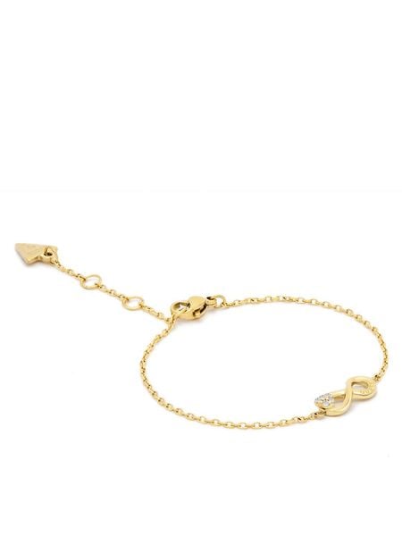 Guess Bransoletka JUBB06 048JW Złoty. Żółte bransoletki Guess, ze stali. Za 198,99 zł.