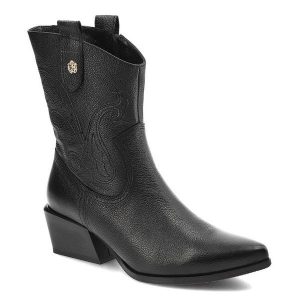 Czarne Eleganckie Botki Karino Na Obcasie. Czarne botki Karino, bez wzorów, z dzianiny, bez obcasa, na obcasie, bez zapięcia. Za 379,00 zł.