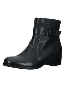 Ara Shoes Skórzane botki w kolorze czarnym rozmiar: 38. Czarne botki Ara Shoes, bez wzorów, bez obcasa, bez zapięcia. Za 284,82 zł.