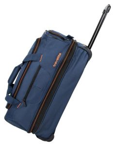 Torba podróżna na kółkach Basics S 51–64 L dla dorosłych unisex. Czerwone torby podróżne i sportowe TRAVELITE, bez wzorów, z materiału. Za 261,57 zł.