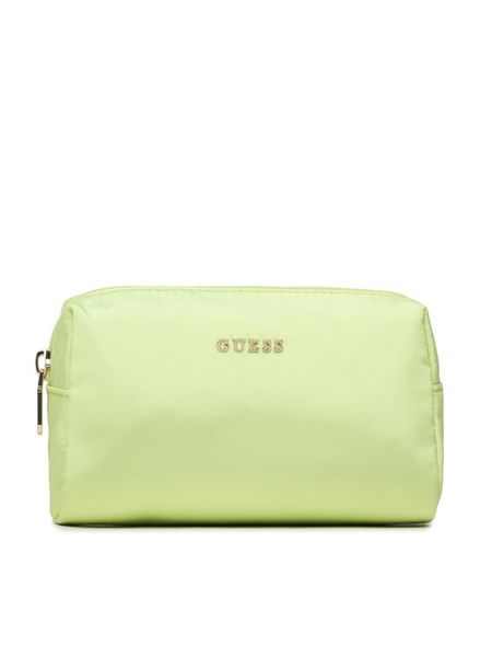 Guess Kosmetyczka PW1564 P3214 Zielony. Zielone kosmetyczki Guess, z aplikacjami, z materiału, bez dodatków. Za 239,99 zł.