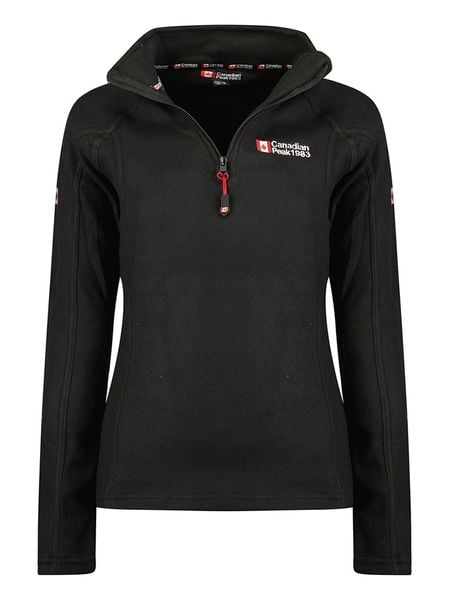 Canadian Peak Bluza polarowa "Tugeak" w kolorze czarnym rozmiar: XXL. Czarne bluzy Canadian Peak, xxl, bez wzorów, z materiału, bez kaptura. Za 69,75 zł.