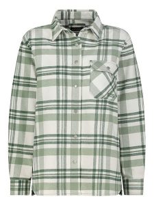 Sublevel Koszula w kolorze zielono-białym rozmiar: XL. Zielone koszule Sublevel, xl, bez wzorów, z bawełny, bez kołnierzyka, bez ramiączek. Za 140,53 zł.