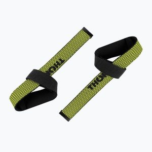 Paski do podnoszenia ciężarów THORN FIT Lifting Straps Anti-Slip army green. Zielone paski THORN FIT, bez wzorów, sportowe. Za 52,99 zł.