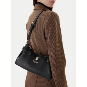 Torebka Guess. Czarne torebki klasyczne Guess, z aplikacjami, bez dodatków. Za 350,99 zł.