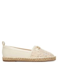 Liu Jo Espadryle Capri 04 SA6097 EX349 Écru. Espadryle Liu Jo, bez wzorów, ze skóry, bez obcasa. Za 419,99 zł.