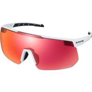 Okulary S-PHYRE 2 Ridescape Road , Matte Extra White. Czerwone okulary przeciwsłoneczne Shimano. Za 772,90 zł.