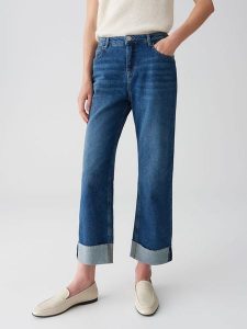 OPUS Dżinsy - Comfort fit - w kolorze granatowym rozmiar: 38/L26. Niebieskie jeansy Opus, bez wzorów. Za 181,33 zł.
